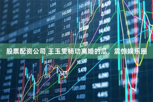 股票配资公司 王玉雯杨玏离婚的瓜，震惊娱乐圈